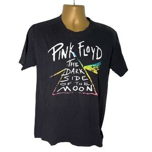 Pink Floyd The Dark Side of the Moon Short Sleeve Band Tee L